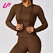 Get seamless comfort and style with our leggings and hoodie set.